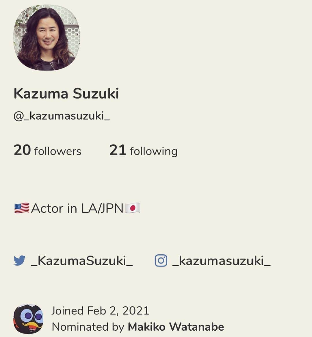 鈴木一真さんのインスタグラム写真 - (鈴木一真Instagram)「I just started #ClubHouse Feel free to follow me   #クラブハウス はじめました。 気軽にフォローしてください⚡︎」2月7日 10時47分 - _kazumasuzuki_