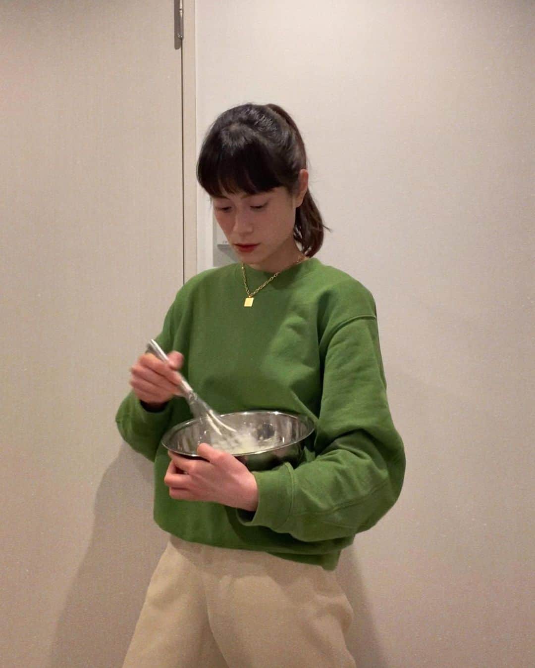保坂美亜のインスタグラム：「🥨💦」