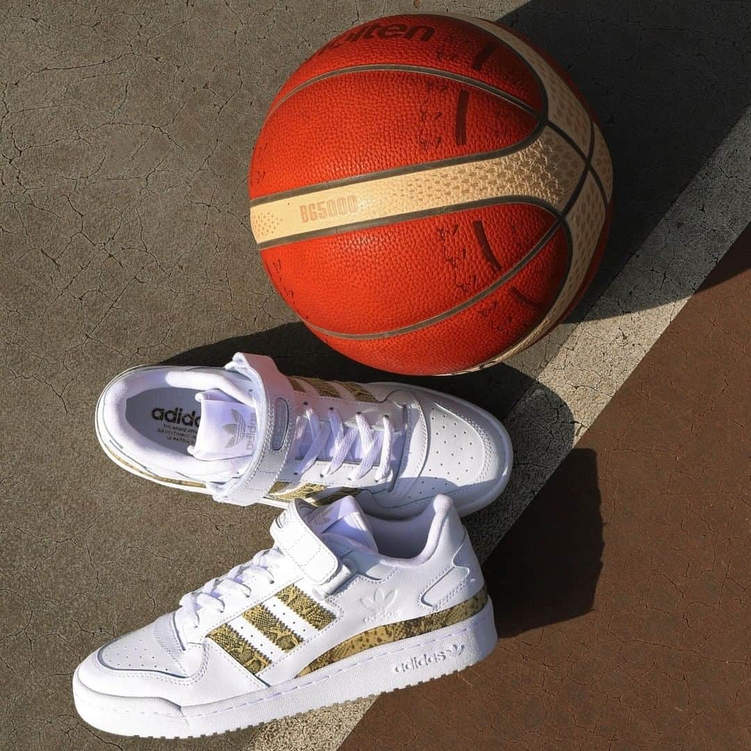 のインスタグラム：「【RELEASE✌️】 2/11(thu) 発売 adidas GX4993 FORUM LOW “SNAKE” ￥9,990+tax  #abcmart #abcマート #abcgs #adidas #アディダス #adidasoriginals #forum #adidasforum #フォーラム #abcマート限定 #limitedcolor #snake #蛇柄 #kicks #sneakerhead #sneakers #sneakeraddict #tokyo #japan #kickstagram #👟」