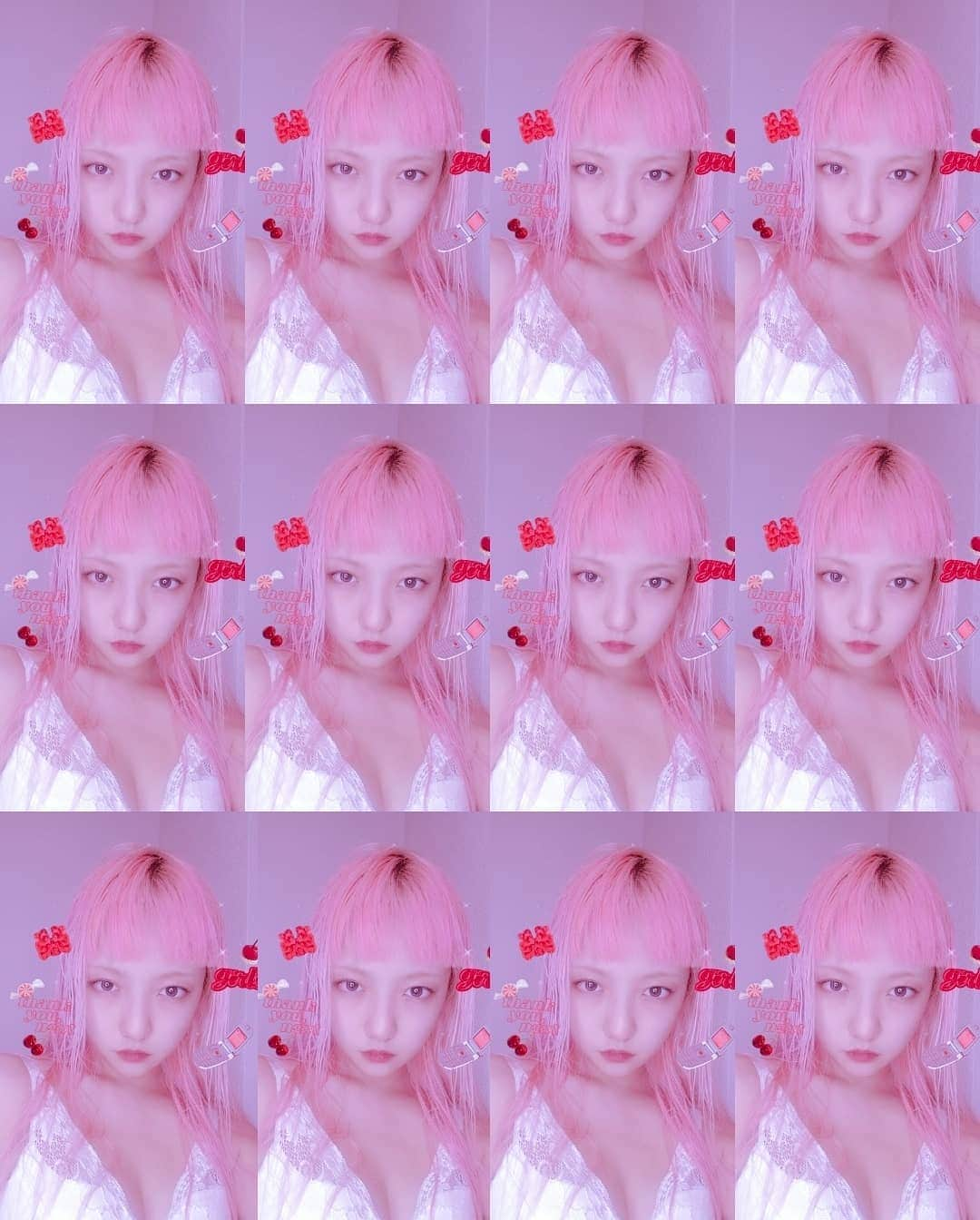 小林レイミさんのインスタグラム写真 - (小林レイミInstagram)「👩‍⚕️💉💘  #pinkhair #pinkmood #collage #dolllike #elfin #gymlife #fitgirl #selfies #traininghard #tokyo」2月3日 20時03分 - _reimi._____