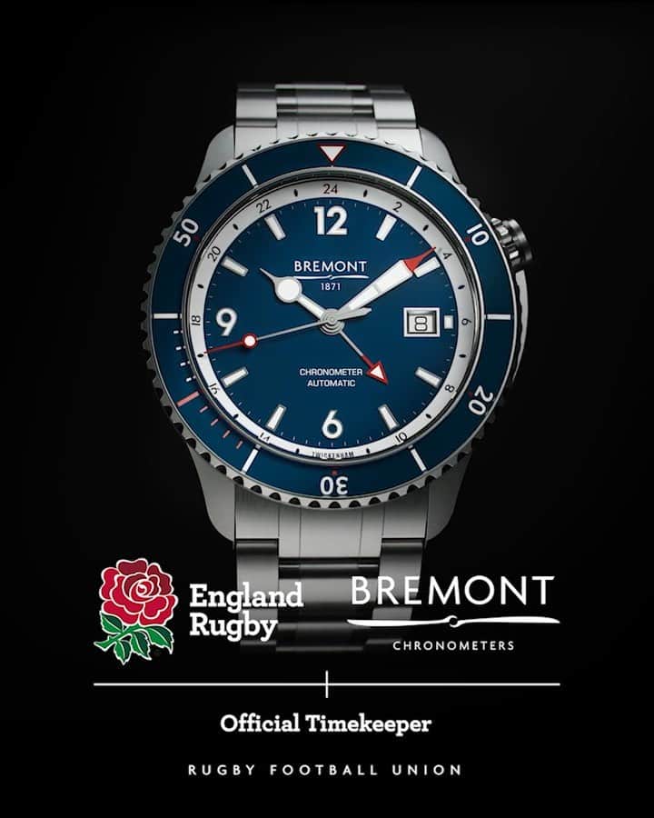 ブレモンのインスタグラム：「BREMONT CELEBRATES 150 YEARS OF THE RUGBY FOOTBALL UNION WITH THE LIMITED EDITION BREMONT RFU 150⁠⠀ ⁠⠀ Bremont was honoured to have announced its partnership with @englandrugby as Official Timing Partner in 2020, a partnership which has seen us delivering all of @twickenhamstadium ’s official time-related match day content, including branded match clocks around the stadium.⁠⠀ ⁠⠀ The anniversary Bremont RFU 150 timepiece encompasses all the qualities on which the partnership was founded, namely the shared values of durability, precision, and technical ability.⁠⠀ ⁠⠀ Tap our LinkinBio to find out more.⁠⠀ ⁠⠀ #englandrugby150 #WearTheRose #bremont #bremontwatches #rugby #englandrugby #worldcup #rugbyworldcup #rfu #tomcurry #sportwatch #england #luxurywatch #luxurywatches」