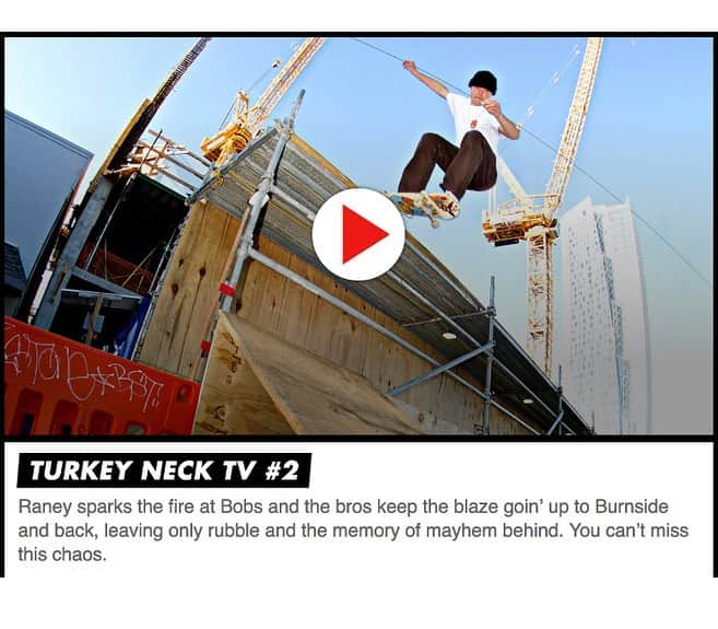 アンタイヒーローのインスタグラム：「TurkeyNeck Tv #2 Ready for view @thrashermag  dot .com,, link in Stories」