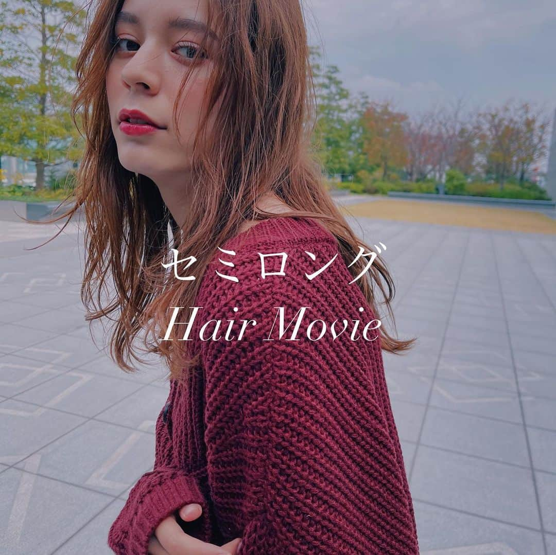 栗原一徳のインスタグラム：「Hair Movie✂︎  #セミロング #YouTube  #ゴルフ #行きたい」