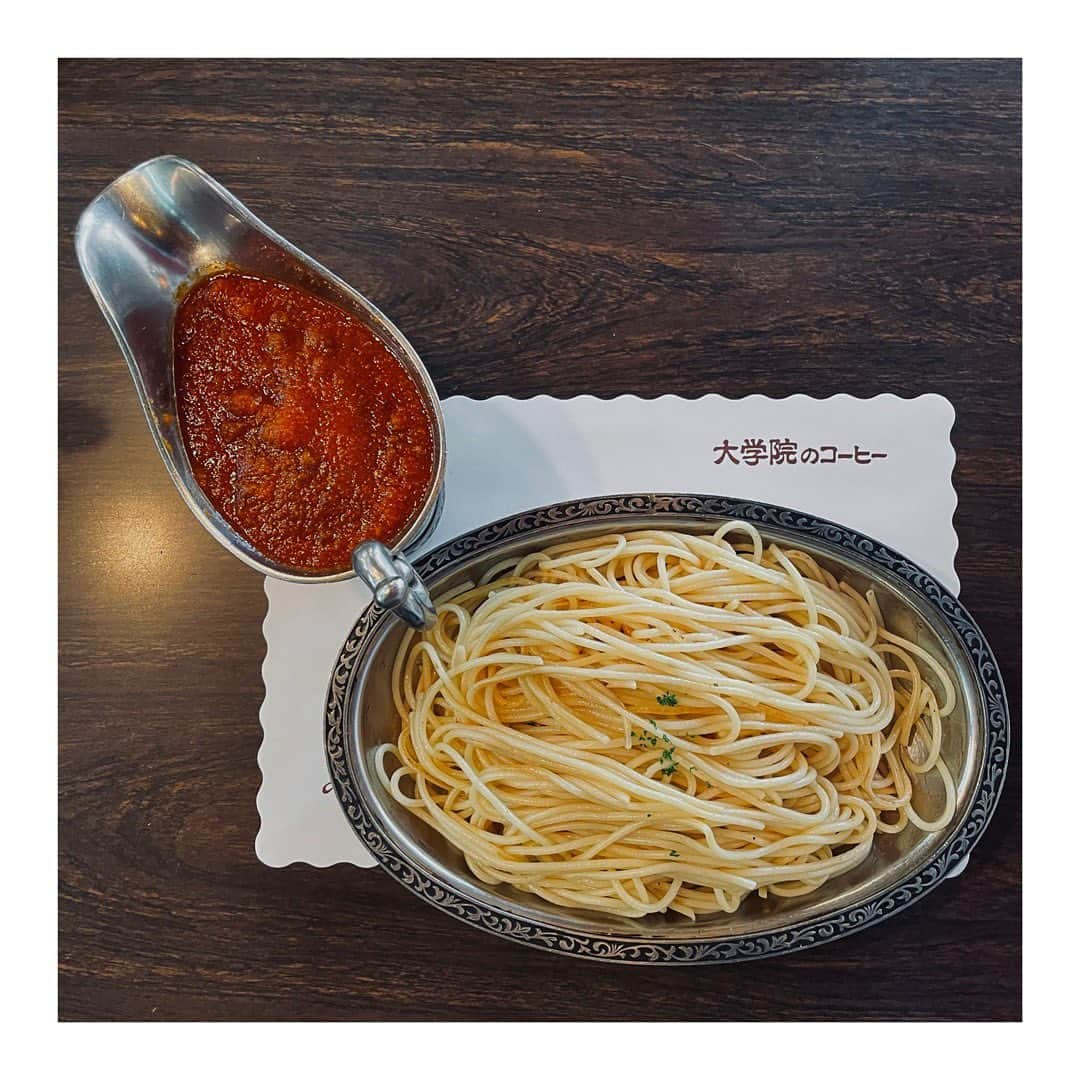 柏木作夢さんのインスタグラム写真 - (柏木作夢Instagram)「久しぶりの🍝 通い続けて5年目。 コーヒーは飲めない。 ・・・  #コーヒーの大学院 #関内 #ルミエールドパリ #純喫茶 #横浜 #ランチ #ミートソース #喫茶店巡り #大学院のコーヒー #foodporn」2月3日 12時21分 - samukashiwagi