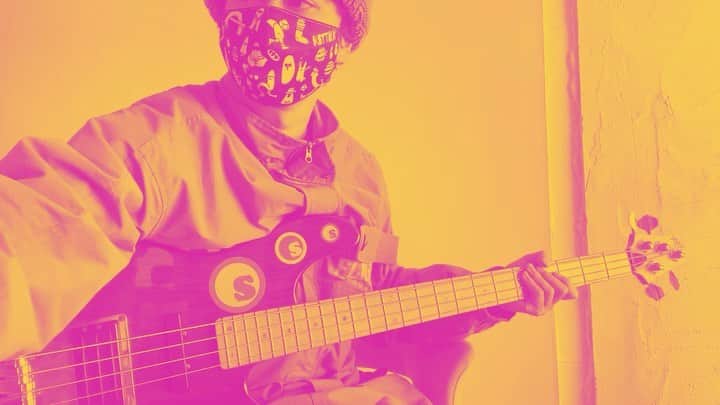 小野武正のインスタグラム：「むらさきだけどむらさきじゃないの  #わしつなぎ #bass」