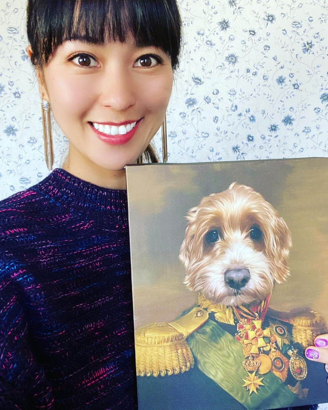 Sachiさんのインスタグラム写真 - (SachiInstagram)「やっと届いたー💓 欲しかったのこれ😍  ムックが将軍になりました✨✨  #愛犬のいる生活  #コッカプー  #大好き💕」2月3日 14時04分 - sacharmmy