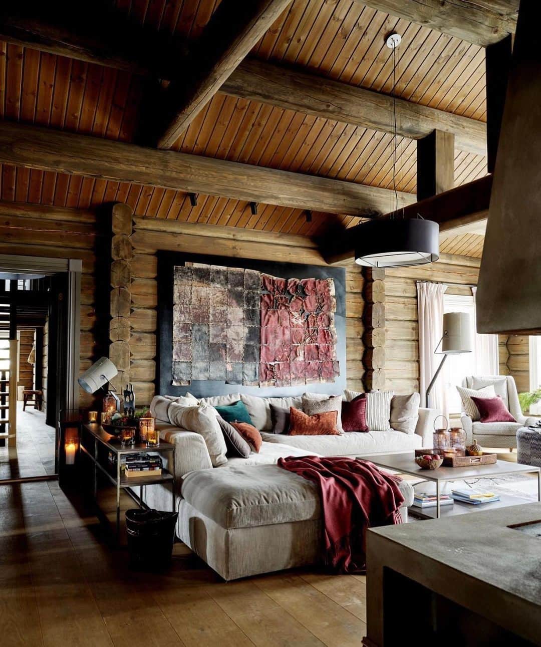 My Interiorのインスタグラム：「Spectacular winter farm house style 📸 by @sturlabakken」