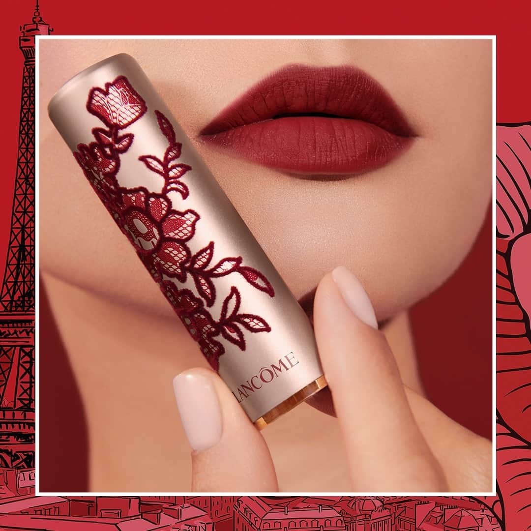 Lancôme Officialさんのインスタグラム写真 - (Lancôme OfficialInstagram)「Cherish your lips or your loved ones with the exclusive Limited Edition case of Intimatte. Dressed in delicate lace flowers designed by french lace Maison @sophiehalletteofficial. #Lancôme #CNY」2月4日 4時59分 - lancomeofficial