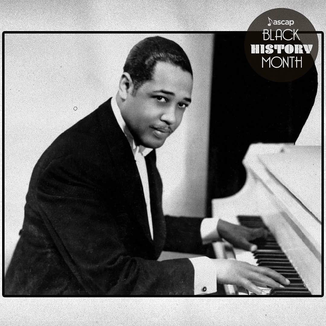 ASCAPさんのインスタグラム写真 - (ASCAPInstagram)「Composer, pianist and bandleader extraordinaire #DukeEllington brought big band jazz to new levels of sophistication. Original tunes like “Take the A Train” & “It Don't Mean a Thing (If It Ain't Got That Swing)” have become cornerstones of American music, regardless of genre. #BlackHistoryMonth」2月4日 5時08分 - ascap