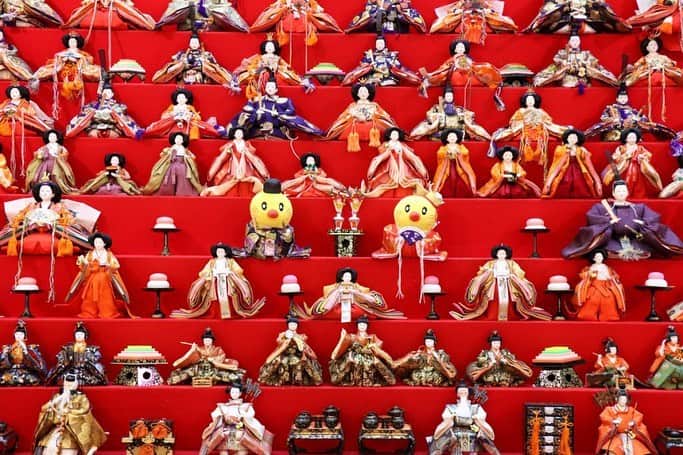 さいたまつりさんのインスタグラム写真 - (さいたまつりInstagram)「【🏮埼玉の祭りハイライト🏮 〜「鴻巣びっくりひな祭り」〜】 人形製作において約380年の歴史を持つ鴻巣市ならではのひな祭り🎎 中でも、31段・高さ7mを誇る「ひな人形で飾る日本一高いピラミッドひな壇」が最大の特徴。 まち中のいたる所にひな人形が飾られ、全国から人々が訪れます！ 　 === 　 1枚目、2枚目の写真が「日本一高いピラミッドひな壇」。会場でもひときわ目立つ迫力があります！ 　 3枚目、4枚目は、複数の展示会場の様子。合計1万体を超えるひな人形が各会場に並びます✨ 　 === 　 大人から子どもまで楽しめる「鴻巣びっくりひな祭り」へ来年は足を運びたいですね。 　 ＊＊＊ 　 2021年の「鴻巣びっくりひな祭り」は、新型コロナウイルス感染拡大防止のため中止となります。 　 さいたまつりページ　https://www.saitamatsuri.jp/matsuri/kounosubina/ #鴻巣びっくりひな祭り #さいたまつり #埼玉 #saitama #saitamatsuri #japan #祭 #matsuri #festival」2月3日 21時08分 - saitamatsuri