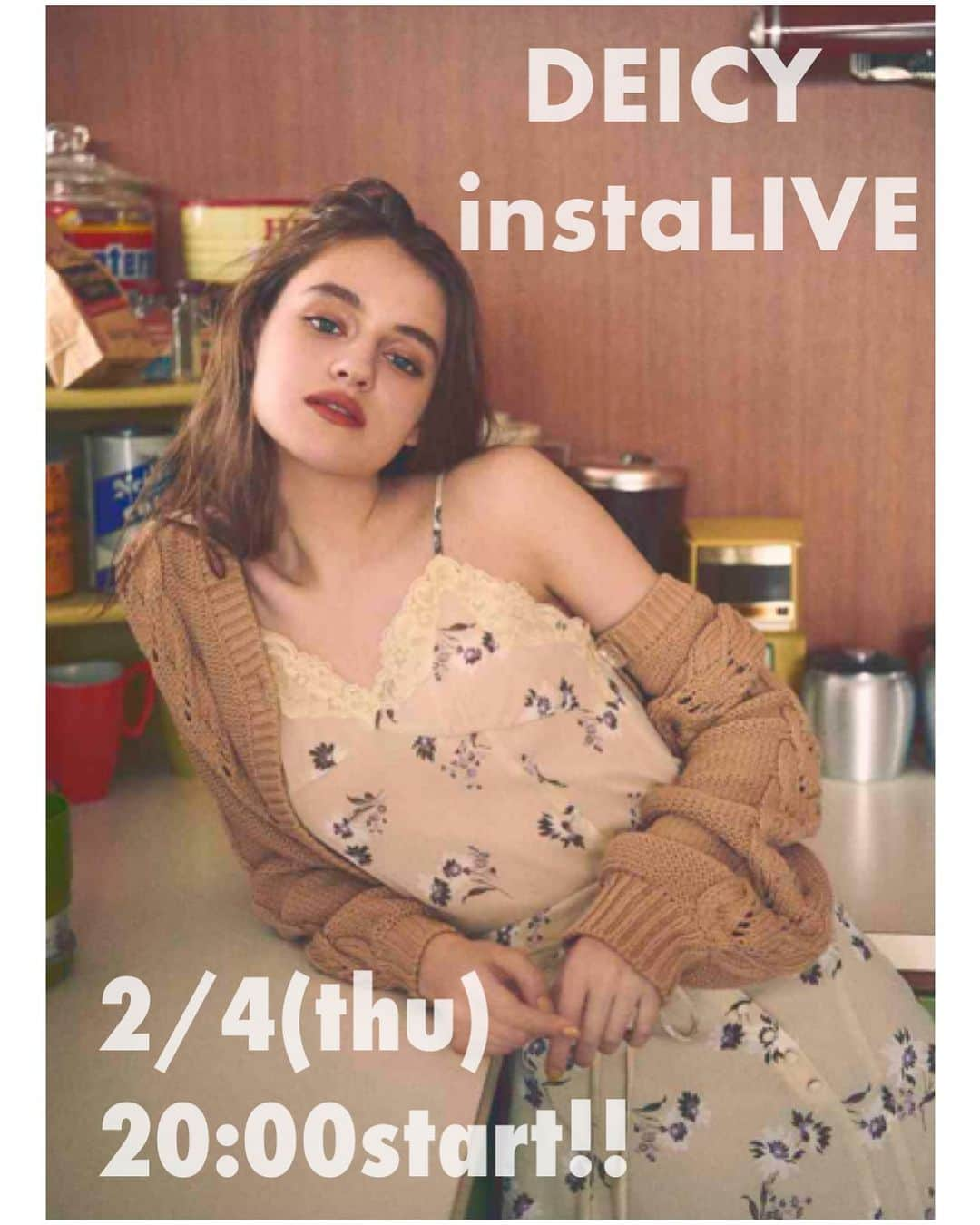 デイシーさんのインスタグラム写真 - (デイシーInstagram)「DEICY instaLIVE♡ 2/4（thu）20:00START‼ 明日のインスタライブは 3 月入荷予定のSPRING アイテムをご紹介していきます✨  皆様お楽しみに🙇🏼‍♀️✨ . . .  ٭┄┄┄┄┄┄┄┄┄┄┄┄┄┄٭ . .  @deicy_official  . #deicy #mecouture #deicypress #fashion  #coordinate #spring#follow #outfit #japan #love #ootd #コーディネート #ファッション #ニット#コーデ #ootd #デイシー #ミークチュール#着回し」2月3日 21時22分 - deicy_official