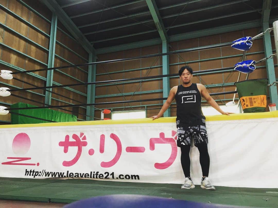 原田大輔のインスタグラム：「道場で、  練習・トレーニング・イメージ！  武道館大会まであと9日！ #noah_ghc #ノア日本武道館 #道場 #rvddw」