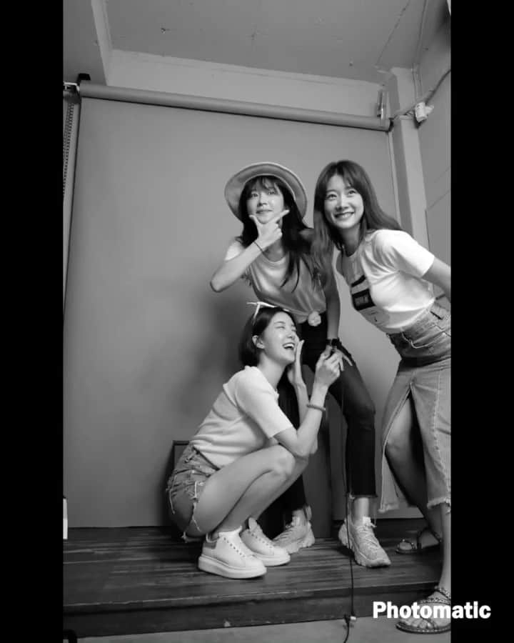 ハニのインスタグラム：「아직낫서른 지원.아영.란주」