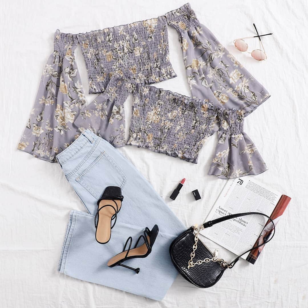 SHEINのインスタグラム：「Our #OOTD goals! 💐  Shop Item #: 1439473  #SHEINstyle #SHEINSS21 #florals」