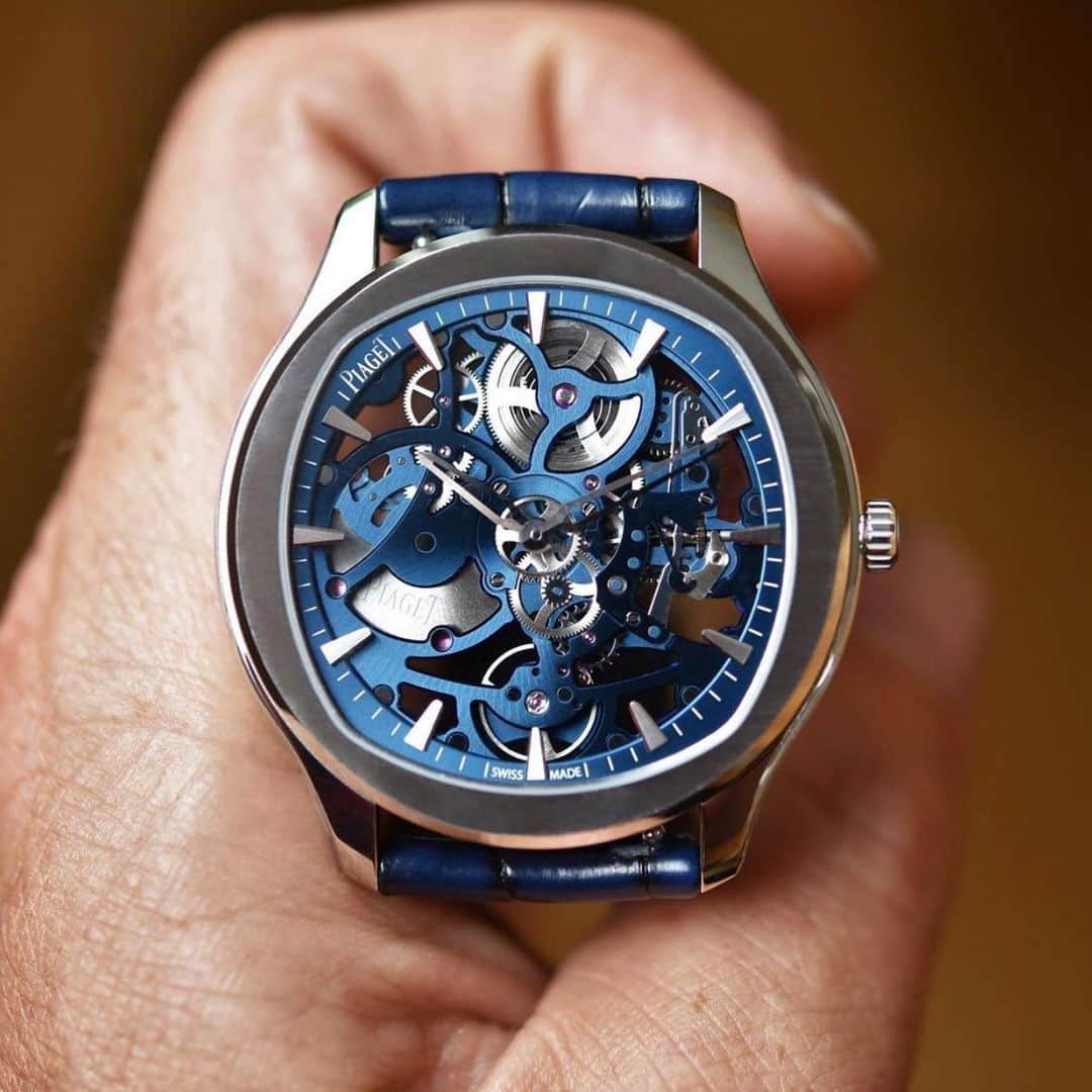 WATCHMANIAのインスタグラム：「Introducing the new @piaget Polo Skeleton. Details and pricing on the watchmanias.com , link in bio.   @monochromewatches 📸」