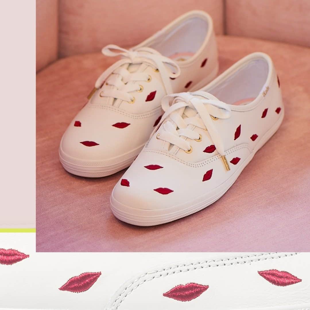 Kedsのインスタグラム：「One word: Swoon. Tap to shop these Keds x kate spade new york beauties.」
