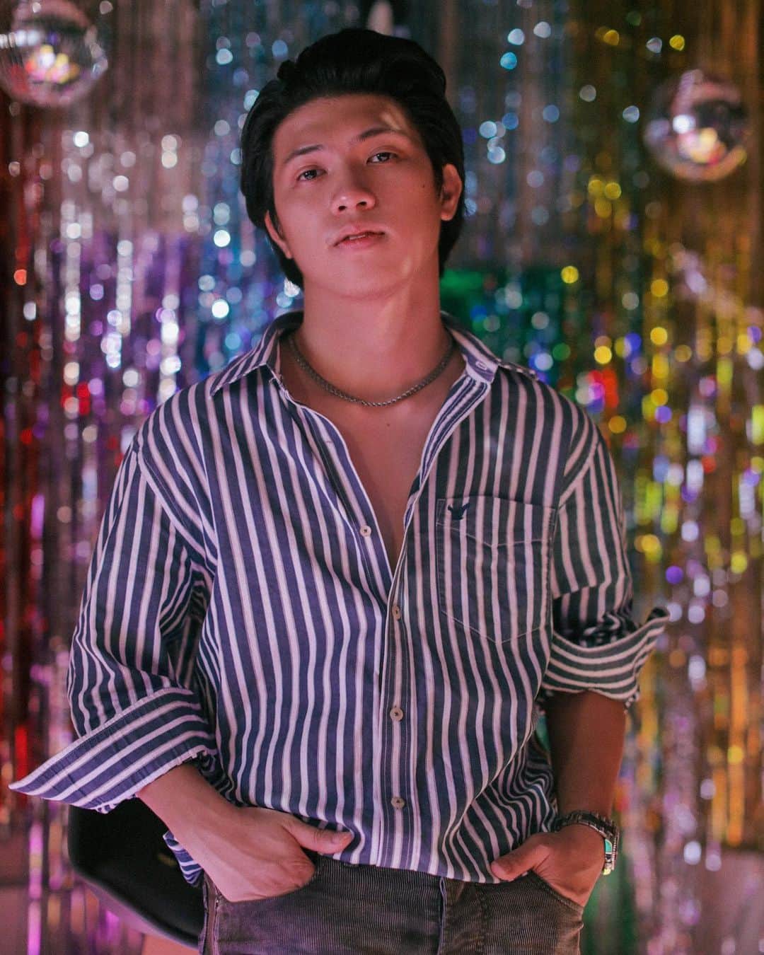 Ranz Kyleさんのインスタグラム写真 - (Ranz KyleInstagram)「Back in time 🕺🏻 #disco #70s Nianas Disco bday surprise vlog now up on my channel! 🥳📸 @ianapostol」2月4日 0時03分 - ranzkyle