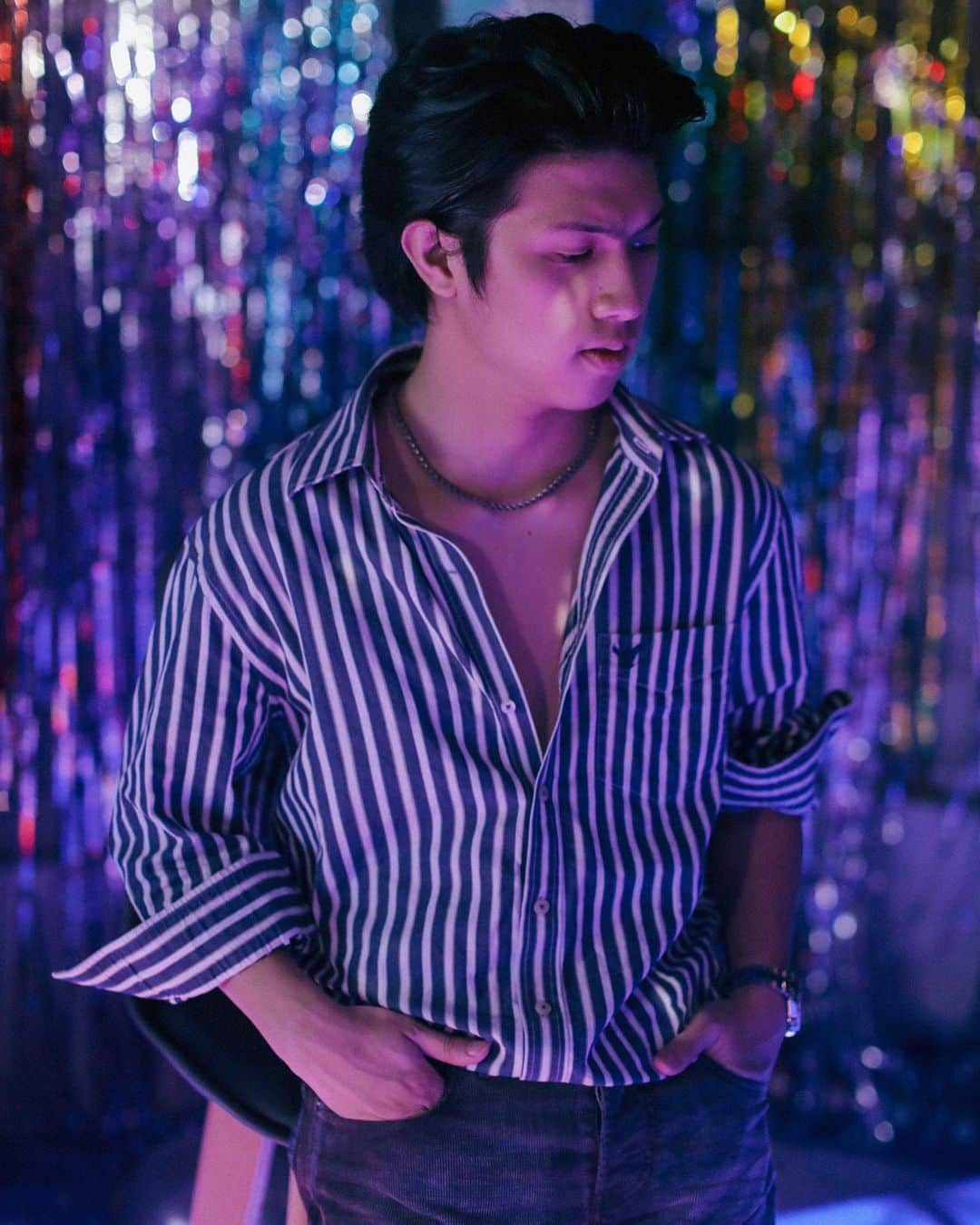 Ranz Kyleさんのインスタグラム写真 - (Ranz KyleInstagram)「Back in time 🕺🏻 #disco #70s Nianas Disco bday surprise vlog now up on my channel! 🥳📸 @ianapostol」2月4日 0時03分 - ranzkyle