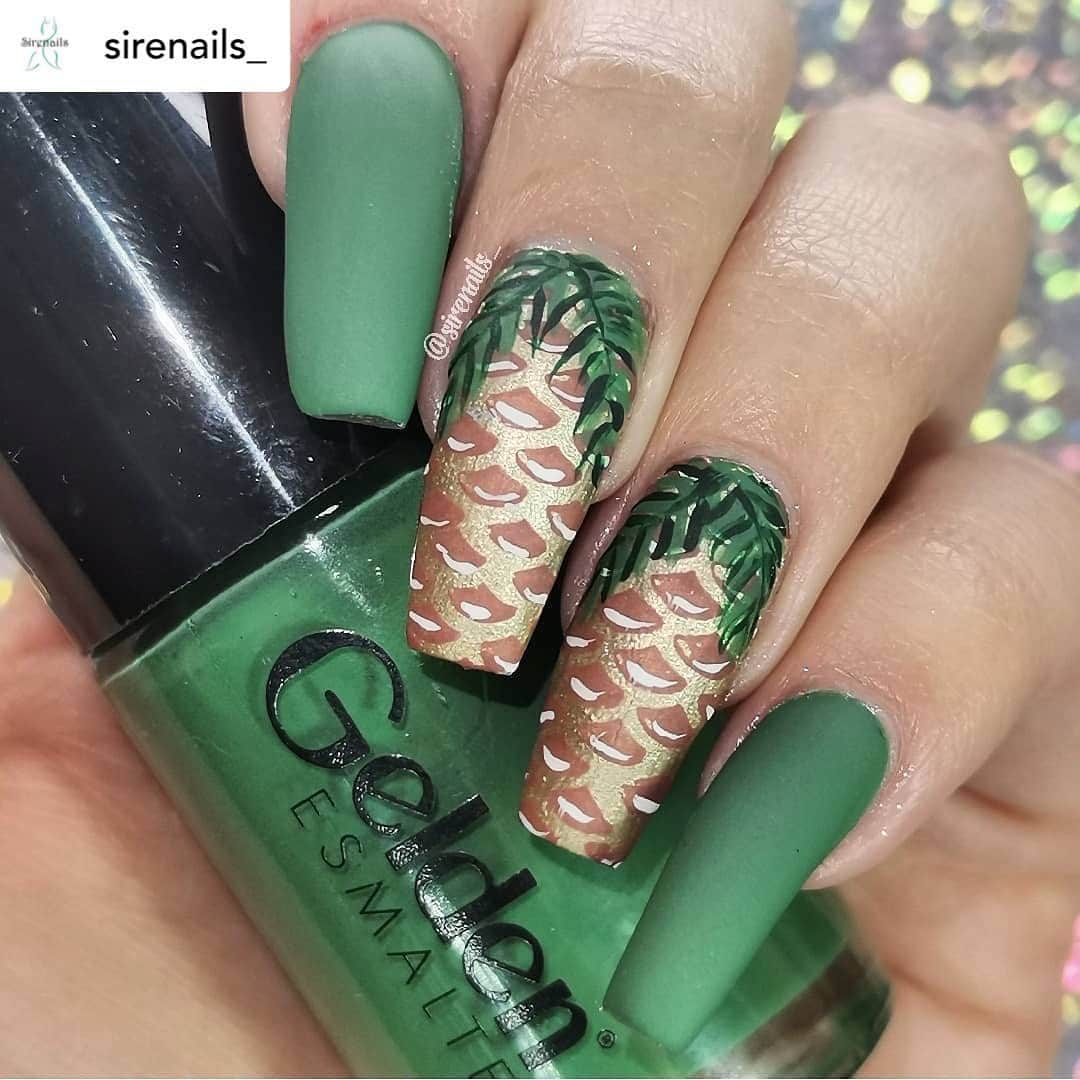 Nail Designsさんのインスタグラム写真 - (Nail DesignsInstagram)「Credit• @sirenails_ 🌲PINE CONE🌲for @glamnailschallenge 💅🏻 Products used: ✨ 677, 681 & 682 - @geldencosmeticosoficial ✨ Elm Park gardens - @nailsinc ✨ Bam! White - @hellomaniology ✨ Matte top coat - @keycolormx . . . #nails #nailobsession #nailsdesign #nailpolishaddict #iheartnailpolish #Ilovenailpolish #nailsoftheday #polishallthenails #nailitdaily #nailartwow #nailartcentral #nailsofinstagram #nailstagram #nailfie #isnd #nailspafeature #indiepositivity #sirenails #winternails #pineconenails #pinecone #autumnvibes #geldencosmeticos #geldenlook #maniology #keycolor #nailsinc」2月4日 1時02分 - nailartfeature