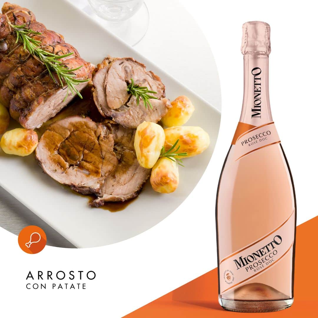Mionetto Proseccoのインスタグラム：「I grandi classici sono sempre attuali. Buon appetito! 🙌⁣ Prova la nostra ricetta, in abbinamento a Prosecco Rosé DOC - Prestige Collection 👉 Link in Bio⁣ #mionettoprosecco #mionettoinsieme⁣ ⁣ Bevi Mionetto responsabilmente」