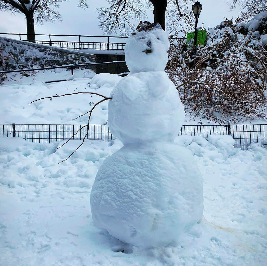 ラファエル・スバージさんのインスタグラム写真 - (ラファエル・スバージInstagram)「The #snowmen and #snowwomen of @centralparknyc   #snowday」2月4日 2時31分 - raphaelsbarge