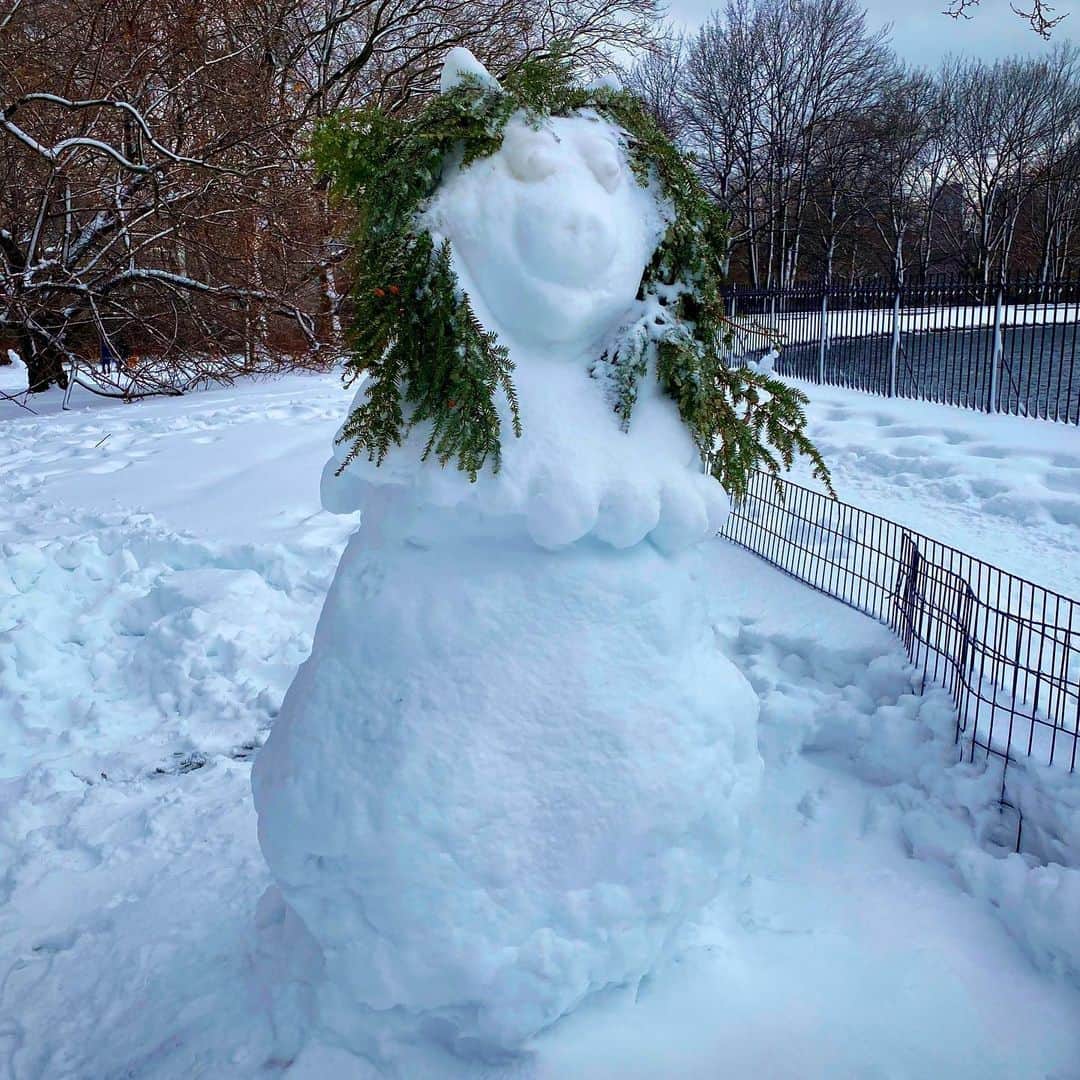 ラファエル・スバージさんのインスタグラム写真 - (ラファエル・スバージInstagram)「The #snowmen and #snowwomen of @centralparknyc   #snowday」2月4日 2時31分 - raphaelsbarge