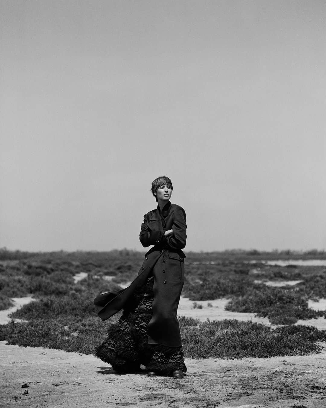 ピーター・リンドバーグさんのインスタグラム写真 - (ピーター・リンドバーグInstagram)「Christy Turlington, Camargue, 1993 #LindberghStories #ChristyTurlington #MiucciaPrada」2月4日 3時28分 - therealpeterlindbergh