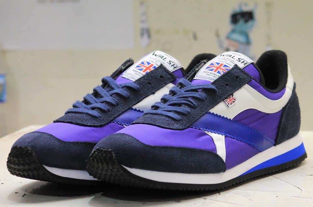 ウォルシュのインスタグラム：「The Walsh Tornado Range is selling fast   #normanwalshuk #normanwalsh #britishmanufacturing #madeinbritain #ukmfg #shoes #footwear #sneakers」