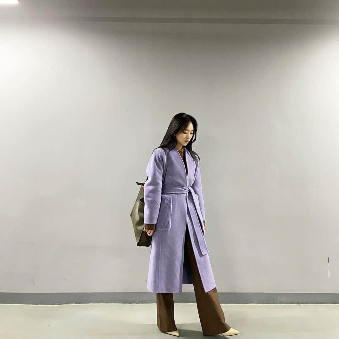 ウォン・ジナのインスタグラム：「💜🤎💜🤎」