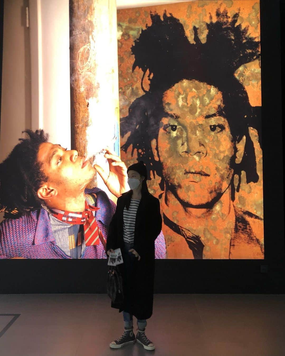 ミナ さんのインスタグラム写真 - (ミナ Instagram)「Jean-michel BASQUIAT 🎞 엠디 사고싶었는뒈 흑흑」2月4日 13時56分 - bbang_93