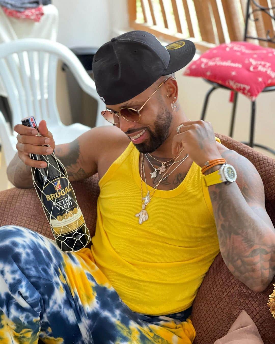 ホセ・レイエスのインスタグラム：「🇩🇴❤️」
