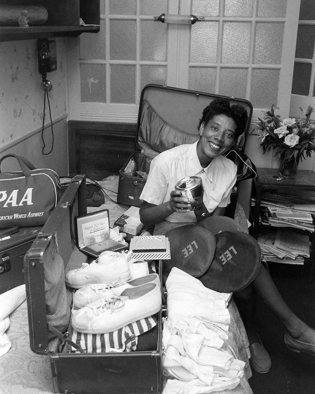 lifeのインスタグラム：「In 1956, tennis star Althea Gibson became the first Black player to win a Grand Slam tournament: the French Open.   LIFE photographer Thomas McAvoy chronicled Gibson's win and tour of Europe, rare outtakes of which are shared here. When LIFE asked about her Grand Slam victory, she responded, "I'm elated and I'm not. If I'd lost I'd feel the same." This determination led to multiple Grand Slam titles and a second career as a professional golfer. She later became the first Black woman admitted to the LPGA.   For more on Gibson's inspiring life, check out her autobiography 'I Always Wanted To Be Somebody' (1958) or the biography 'Born To Win: The Althea Gibson Story' (2004).  #altheagibson #grandslam #womeninsports #tennishistory #blackhistory #sportshistory #lpga」