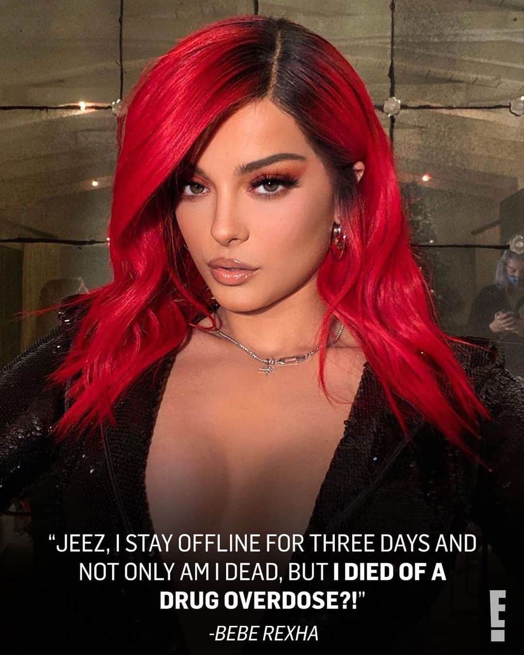 E! Onlineさんのインスタグラム写真 - (E! OnlineInstagram)「PSA: Bebe Rexha is very much alive, despite what shocking rumors online have claimed. If you're in need of a rabbit hole to go down, the most bizarre celebrity death hoaxes are in our bio. (📷: Instagram)」2月4日 6時02分 - enews