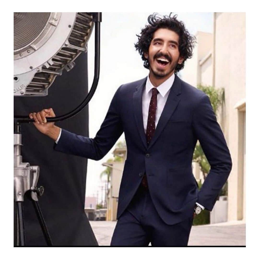 メアリー・マッカートニーのインスタグラム：「Congratulations #DevPatel on your best actor #GoldenGlobe nomination #DavidCopperfieldFilm x I took this portrait in Los Angeles x 😊 Mary」