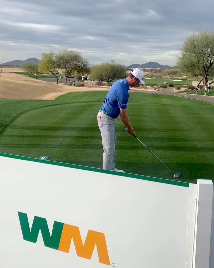 ハリス・イングリッシュのインスタグラム：「Excited to tee it up again in front of some fans at @wmphoenixopen ♻️」