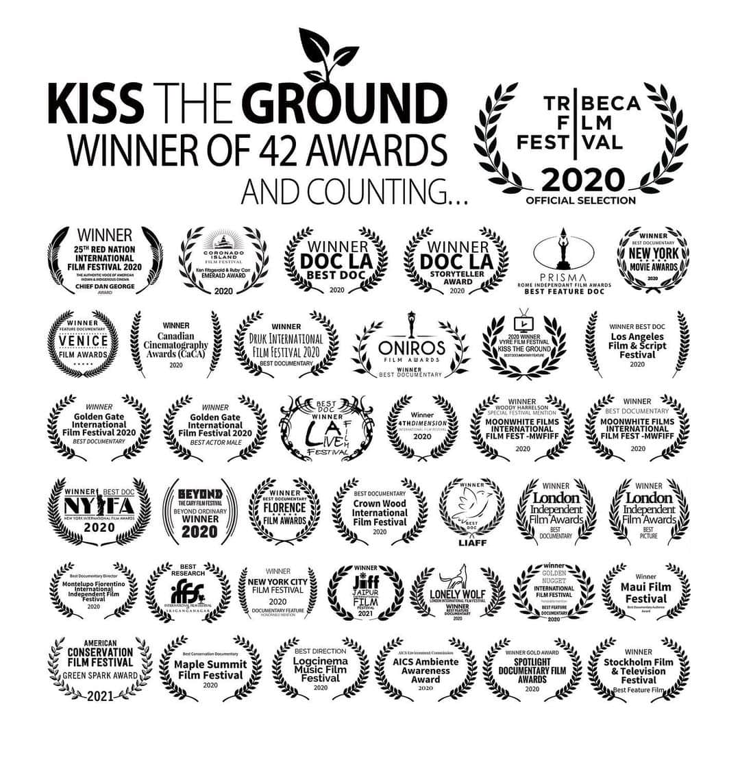 イアン・サマーホルダーさんのインスタグラム写真 - (イアン・サマーホルダーInstagram)「42 AWARDS and counting! If this doesn’t tell you how impactful and inspiring our film @kissthegroundmovie is to people then I don’t know what to say! If you are an Oscar voter, if you know an Oscar voter or a voter in the documentary space: please call them. Tell them or remind them how special this story is and how critically important it is to our species. Our health, our happiness, our economies, our food systems and our families deserve a new start into a bright and healthy future. This film is the catalyst that can be that: that IS THAT. Thank you from the bottom of my heart. Ian」2月4日 9時09分 - iansomerhalder