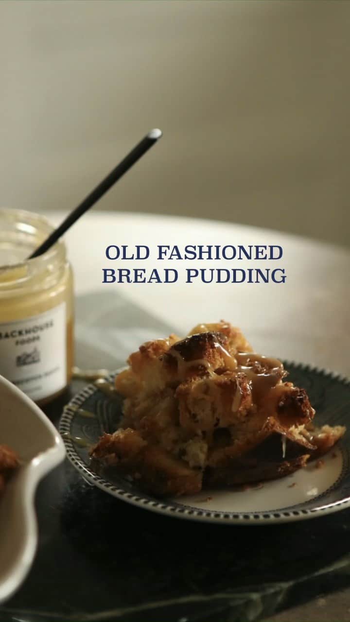 FOLKのインスタグラム：「February is when we usually do our travel to shoot all the spring content. No roadtrips this year, so I've taken to creating videos at the farmhouse. This is the first of the series. Welcome to my slow southern world down on the farm. Today we're making bread pudding. If you enjoy these IGTVs let us know. We'll be making more.」