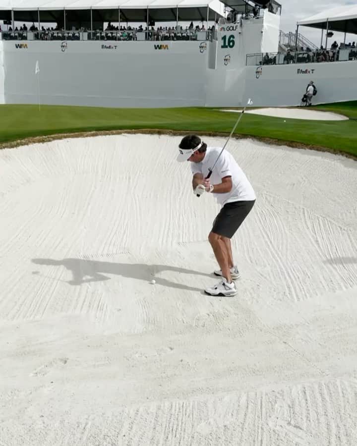 バッバ・ワトソンのインスタグラム：「16 didn’t know what hit ‘em today 🔥🔥 @imjoeyreed @tosha_ptp #wmphoenixopen #tiktok #IYKYK」