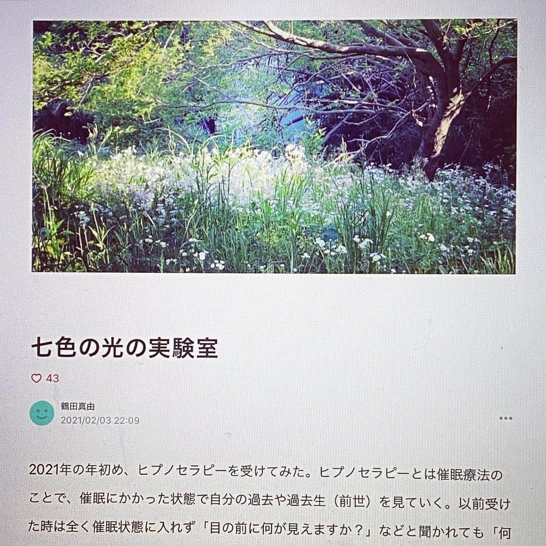 鶴田真由のインスタグラム：「note 始めました。よかったら覗いてくださいな。  https://note.com/mayutsuruta/n/ne8f597b4ba93?fbclid=IwAR0nPZZ2dQdDT8uVMluY8ge6nuQdEgZHBHPPcuAYeHcQjnaAw7AybSUlX-o」