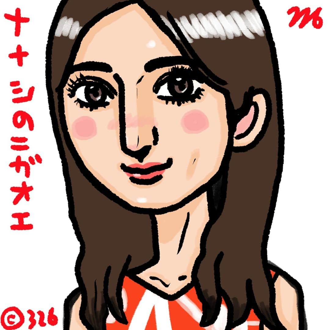 326のインスタグラム：「ななしの似顔絵2/5 昨日の答えは薄幸さんでした。若いのに昭和の芸風でめちゃくちゃ面白いです。こういう人が友達にいたら楽しいだろうなぁって思います。頭相当良いですよね amzn.to/3lV42cc amazon.co.jp/dp/4344036107/…  amazon.co.jp/dp/4908059063/… amazon.co.jp/dp/4861132150/…」