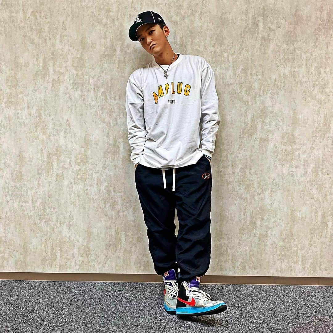 佐々木和也のインスタグラム：「📸📸📸  #JAPAN #tokyo #SOLIDEMO #KAZUYA #Nike #AMPLUG #newera」