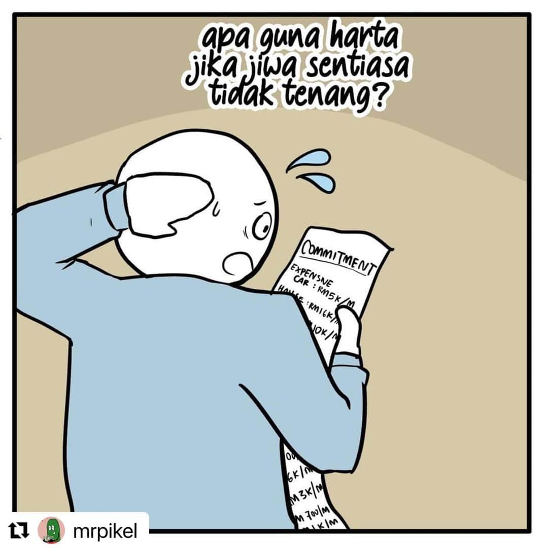 Koleksi Komik Malaysiaさんのインスタグラム写真 - (Koleksi Komik MalaysiaInstagram)「#Repost @mrpikel with @make_repost ・・・ HIDUP⁣ ⁣ Apa guna harta banyak, tapi tak mampu beli apa apa? ⁣ ⁣⁣⁣⁣⁣⁣⁣⁣⁣⁣⁣⁣⁣⁣⁣⁣⁣ ⁣ #komikmalaysia #gengkomikdigital #gengkomik #komiklawak #lawak #komik #kelakar #koleksikomik #komikmelayu #deep #pencurikomik #lawakdeep #lawaking #lawakkeder #lawakhangit #koleksikomik #mrpikel⠀」2月4日 15時12分 - tokkmungg_exclusive