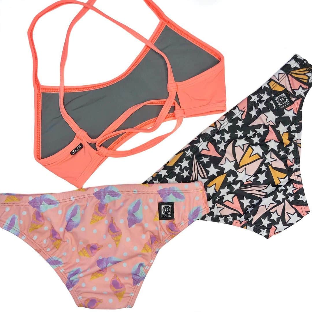 JOLYN Swimwearのインスタグラム：「SHELLS or STARS? 🐚⭐️🤷‍♀️ update your summer water-wardrobe with a pair of limited edition printed bottoms that you can mix n match w your fave solids 🏝👙✨ // #jolynaustralia」