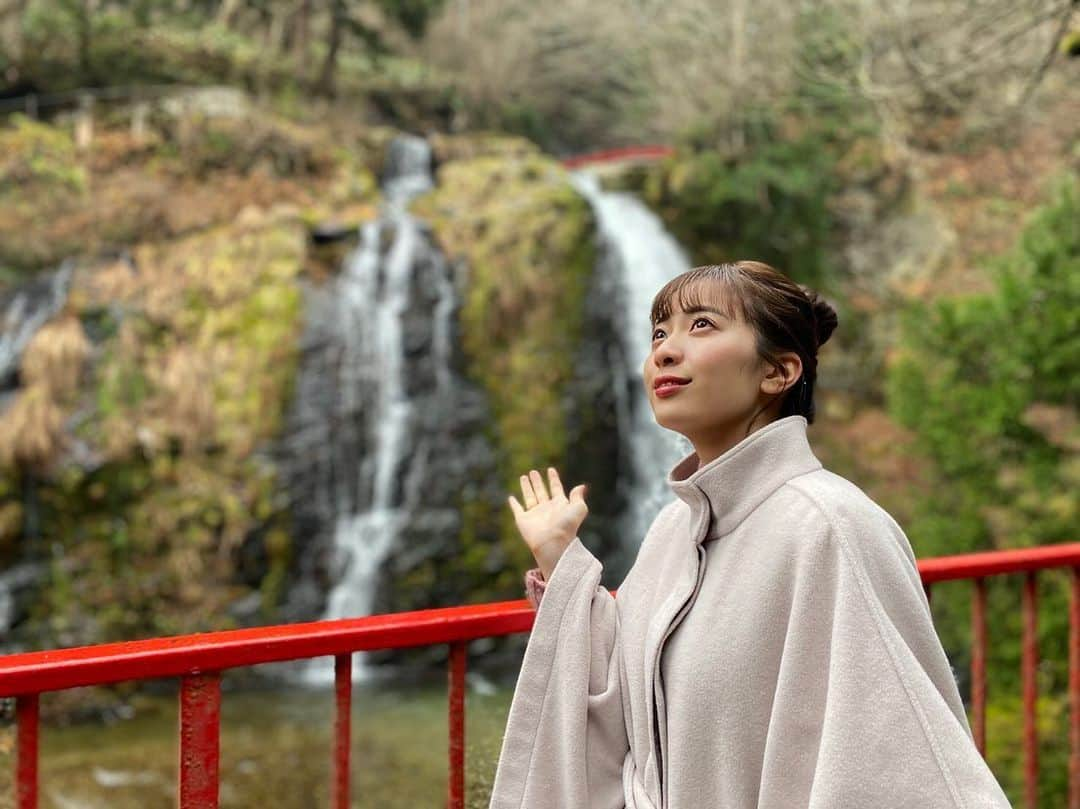 農海姫夏のインスタグラム：「雪降ってたけど全然写ってない😂 ・ ・ #山形#銀山温泉#過去の写真」