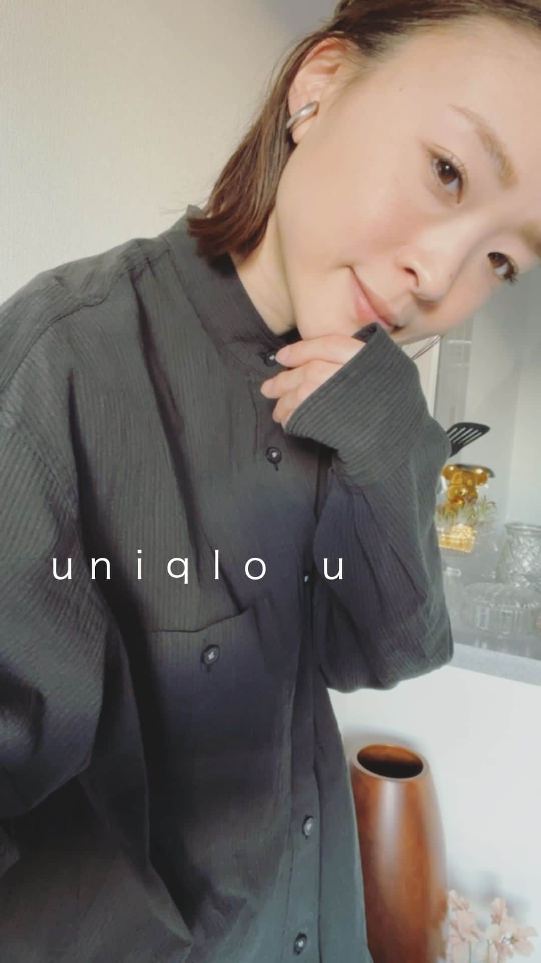 野尻美穂のインスタグラム：「UNIQLO U〜 沢山買った🤌🏻💞  #uniqlou」