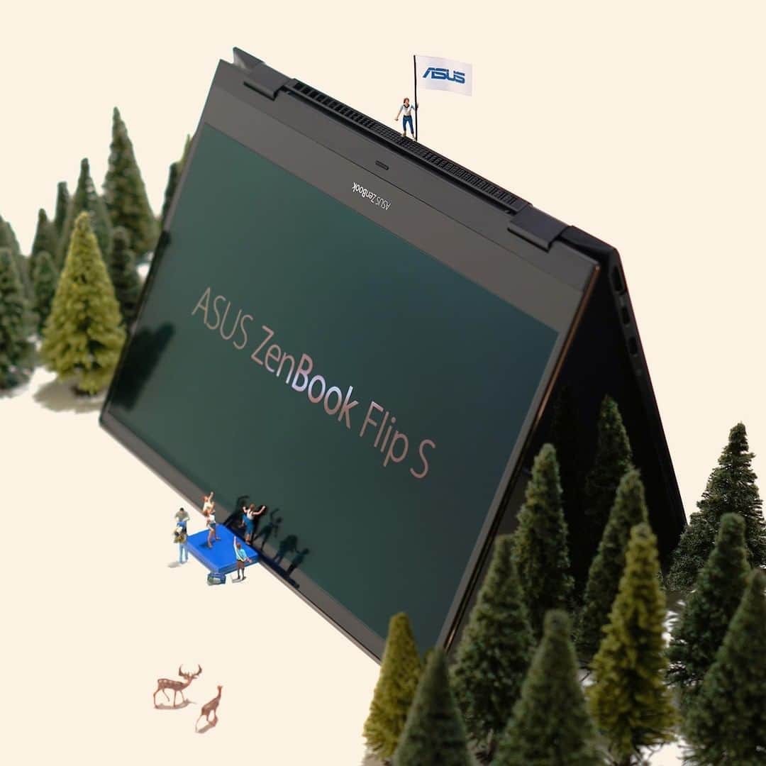 ASUSさんのインスタグラム写真 - (ASUSInstagram)「There is no mountain too high #ASUS ZenBook Flip S gives you the "top of the hill" like experience that you should not miss.  🎉Work by @tanaka_tatsuya」2月4日 19時51分 - asus