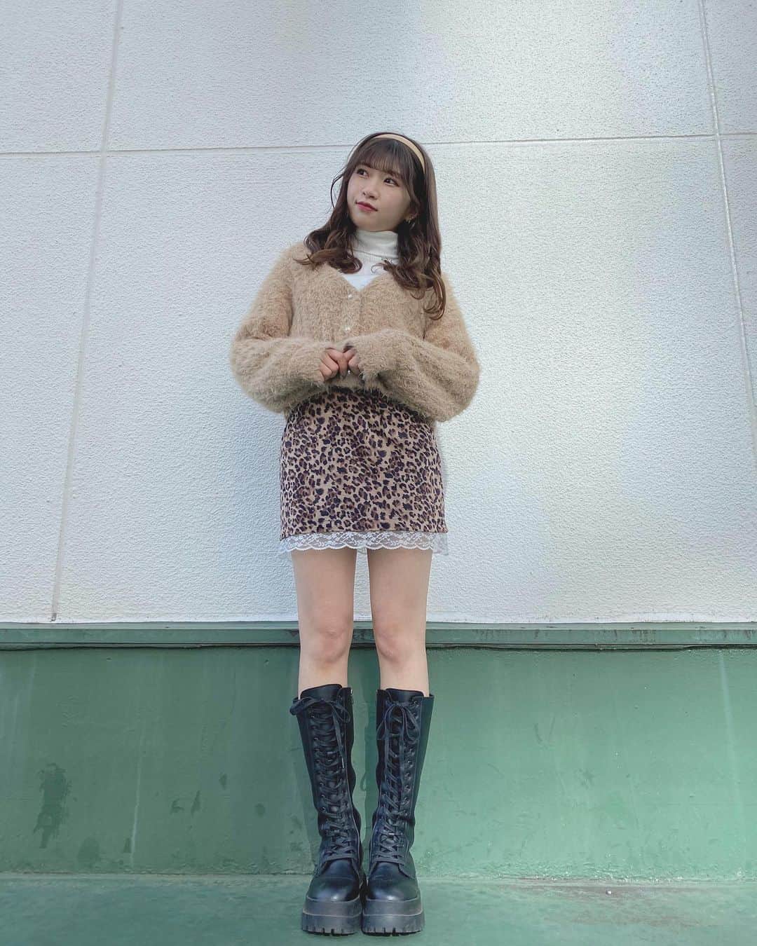 のインスタグラム：「最近こういうスタイルがすき🐆🤎 ㅤㅤㅤㅤ #もぱこーで #outfit #style #dailylook #패션 #코디」