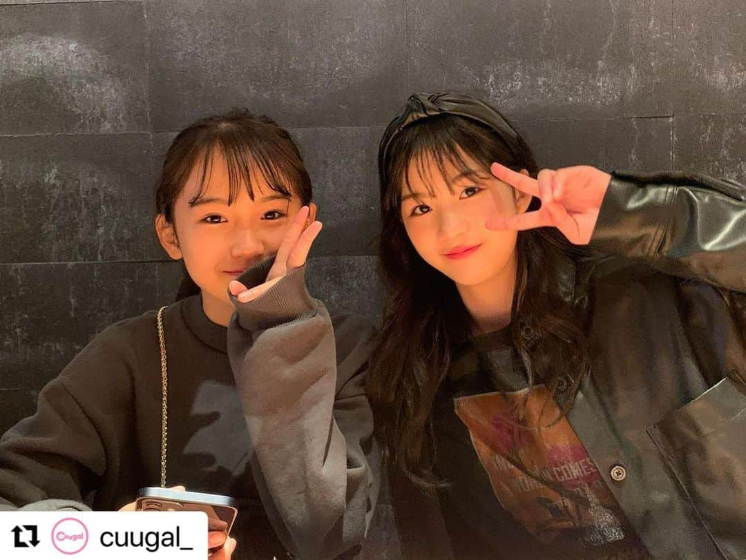 中田華月さんのインスタグラム写真 - (中田華月Instagram)「#Repost @cuugal_ with @make_repost ・・・ 明日のcuugalchはこの方たち💘 ・ スペシャルゲストも登場！？🤩 ・ ・ お楽しみに〜🤗 #cuugal #キューガル#キューチャン  りおんちゃんと初キューチャンでます♡ぜひみんなみてねっ😍😍😍  @rion_224   最初のお洋服は @candychuu_official のお洋服だよ✨」2月4日 20時58分 - hachan0925