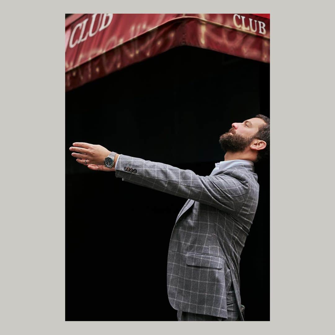 のインスタグラム：「@matthewzorpas in Pal Zileri FW20.⁣ #PalZileri #FW20」