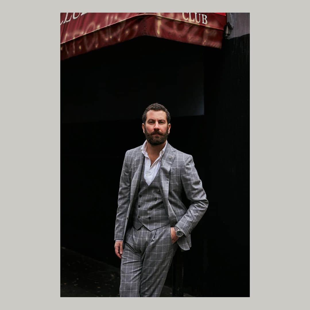 のインスタグラム：「Our special friend @matthewzorpas always cool in Pal Zileri FW20 suit.⁣ #PalZileri #FW20」
